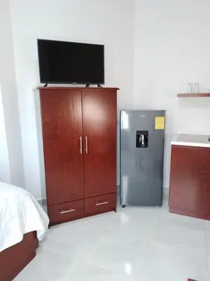 Una cocina o zona de cocina en Lulu'u Índigo (pequeño Índigo)