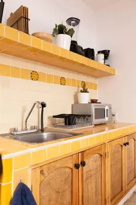 Una cocina o zona de cocina en Siento Oaxaca