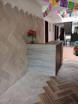 Plano de Casa Mictlan. Habitaciones en el Centro de Mitla.