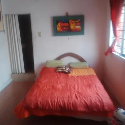 Cama o camas de una habitación en Estancia Amueblada