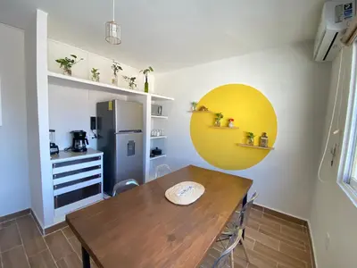 Una cocina o zona de cocina en Ubicación top: Depto. a 3 min de la playa