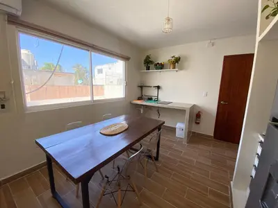 Una cocina o zona de cocina en Ubicación top: Depto. a 3 min de la playa