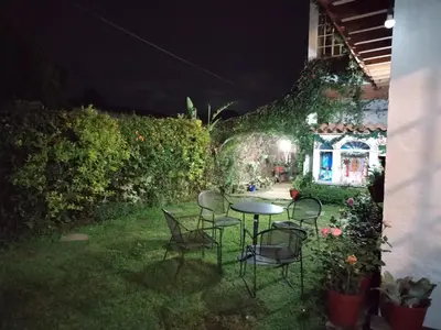 Jardín al aire libre en Casa Sauces