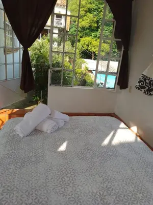 Cama o camas de una habitación en Casa Sauces
