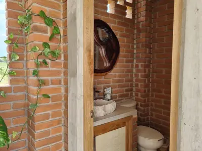 Un baño de Casa Kava - Estilo y vibra en Puerto Escondido