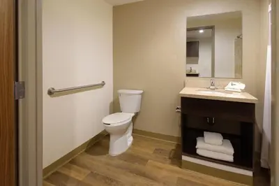 Un baño de Extended Suites Coatzacoalcos Forum
