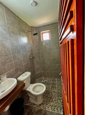 Un baño de Casa Guiba 3 Puerto Escondido