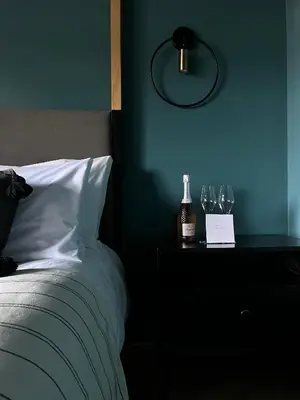 Cama o camas de una habitación en Casa Juarez