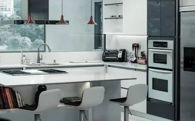 Una cocina o zona de cocina en Peralta's