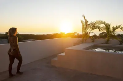 Amanecer o atardecer desde la casa o chalet o alrededores