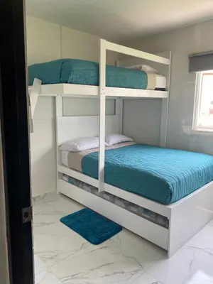 Cama o camas de una habitación en Apartamento en planta baja