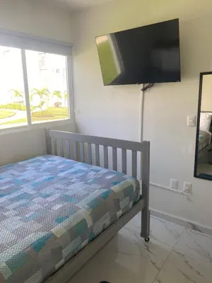 Cama o camas de una habitación en Apartamento en planta baja