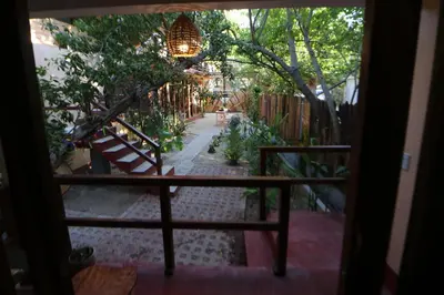 Jardín al aire libre en Casa AVA
