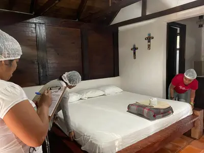 Clientes alojados en Centro ecoturistico Arco del Tiempo