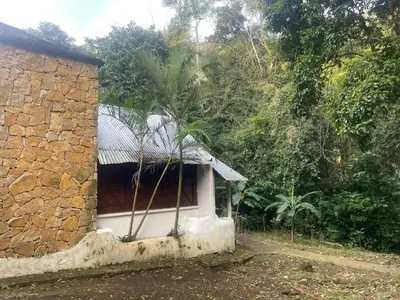 Jardín al aire libre en Centro ecoturistico Arco del Tiempo