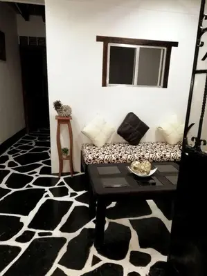 Zona de estar de La cabaña del TIO PEPE