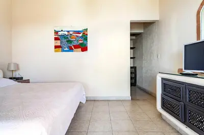 Cama o camas de una habitación en Preciosa Villa en Marina Las Brisas