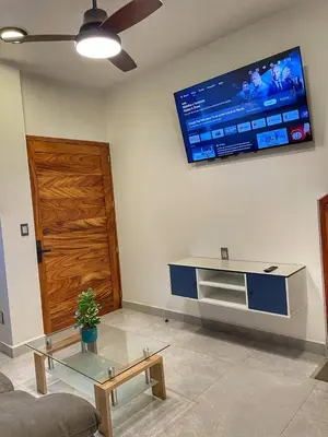 Una televisión o centro de entretenimiento en CASA SAN AGUSTÍN #4
