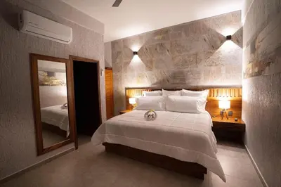 Cama o camas de una habitación en Aurora Hotel Boutique