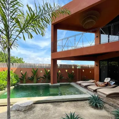 Piscina en o cerca de Casa Caimán