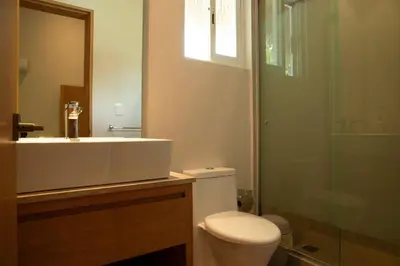 Un baño de Casa Sa a 5 min de la playa en coche