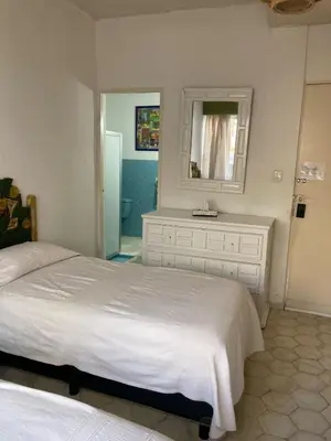Cama o camas de una habitación en Villa Covadonga
