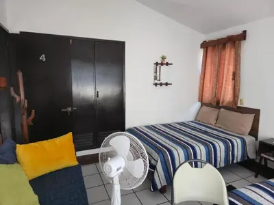 Cama o camas de una habitación en Cómoda habitación Mar