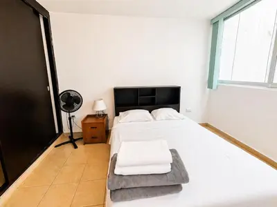 Cama o camas de una habitación en Departamento Harmony Xalapa