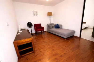 Cama o camas de una habitación en Rinconcito de Paz en Xalapa