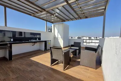 Un balcón o terraza de Excelente lugar para descansar