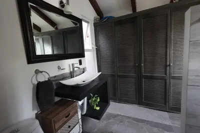 Un baño de Linda casa céntrica c/alberca y jacuzzi