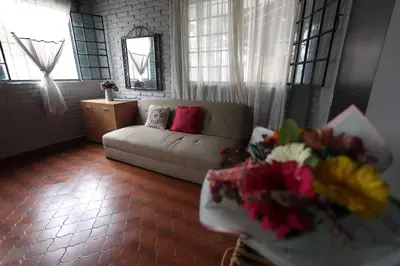 Zona de estar de Linda casa céntrica c/alberca y jacuzzi