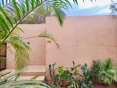 Jardín al aire libre en Casa Naya