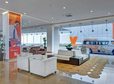 Zona de estar de Hotel Yes Inn Nuevo Veracruz