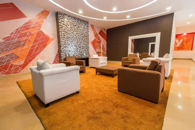 Zona de estar de Hotel Yes Inn Nuevo Veracruz