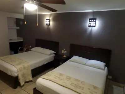 Cama o camas de una habitación en Ukeinn centro