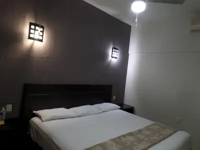 Cama o camas de una habitación en Ukeinn centro
