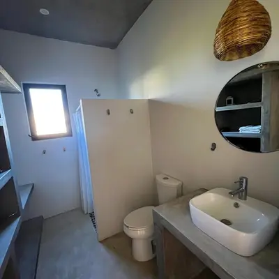Un baño de habitación en Casa Palma y Coco