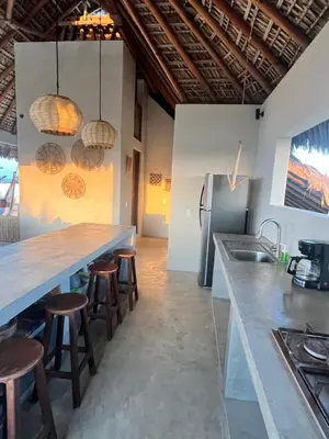 Una cocina o zona de cocina en habitación en Casa Palma y Coco