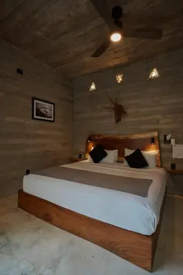 Cama o camas de una habitación en Punta Tamarindo
