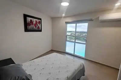 Cama o camas de una habitación en Dream Lagoons Veracruz
