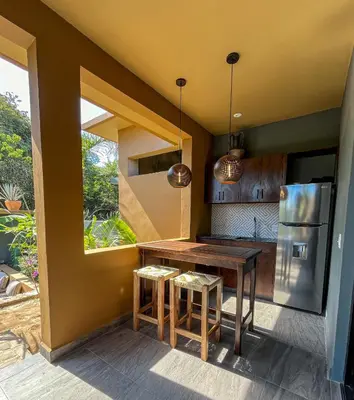 Una cocina o zona de cocina en Quinta Viajero