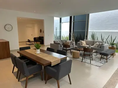 Zona de estar de Residencia Corinto La Cima Frac Burgos Bugambilias