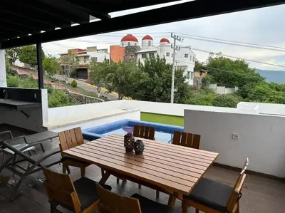 Un balcón o terraza de Residencia Corinto La Cima Frac Burgos Bugambilias