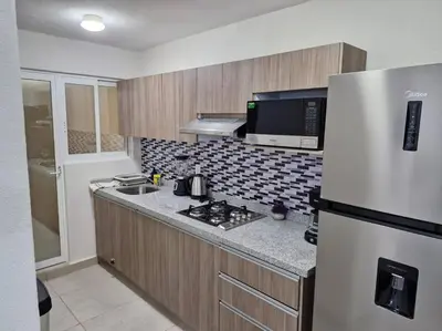 Una cocina o zona de cocina en Depto. con club de Playa