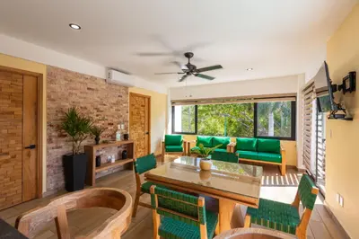 Zona de estar de Condominios Brisas del Mar