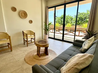 Zona de estar de Casa Zianda - Departamentos en Puerto Escondido