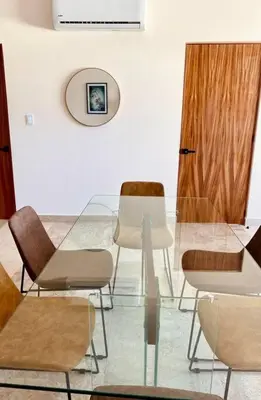 Zona de estar de Dpto C-alberca Playa La Bamba - Facturamos