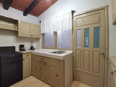 Una cocina o zona de cocina en Bungalow del trotamundos