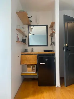 Una cocina o zona de cocina en Compact Studio Apartment Casa Icacos Apt 4